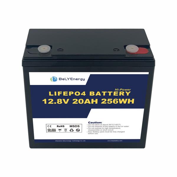 Bely Energy Over 80% DoD 12V 20AH LiFePo4 Battery For Energy Storage / Golf