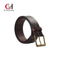 Buy cheap Vintage Cowhide Genuine Leather Belt OEM ODM Zinc Alloy Buckle Included product