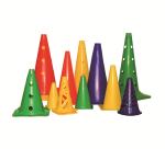 Colorful PP Soccer Training Marking Cones For Speed And Agility In Soccer