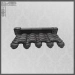 Pagoda Chinese Clay Roof Tiles Mosque Temple Japanese Traditional Style