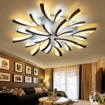 Remote led ceiling lights Modern for bedroom dimmer ceiling lamps acrylic
