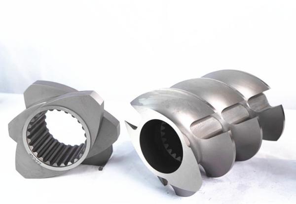 Buy cheap W6Mo5Cr4V2(6542) 96/96 Twin Screw Extruders Screw Components for Puffed Food Industry from wholesalers