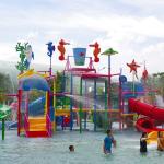 Weather Resistance Water Splash Park Equipment For Swimming Pool Sturdy