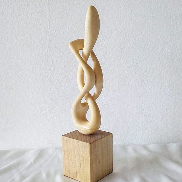 Professional Artisans Hand Carved Wood Sculptures Nordic Style