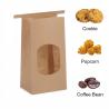 Buy cheap Bakery Bags with Window Brown Tin Tie Tab Lock Bags Kraft Paper Bags for Cookies, Coffee from wholesalers