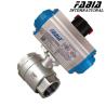 Buy cheap 1/4 Inch 1 Inch Pneumatic High Pressure Two Piece Ball Valve With Internal Teeth from wholesalers