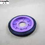 Textile Machinery Stenter Brushes Roll Cotton Spindle Nylon Bristle Aluminum