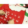Buy cheap 3D Hanging Countdown Wall Calendars 12.99 X 27.56 Inch Felt Christmas Decorations from wholesalers