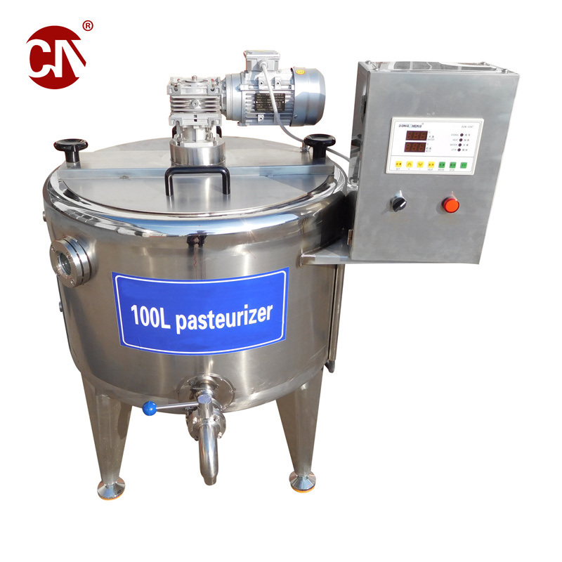 Milk Juice Beer Pasteurizer Uht Small Pasteurized Machine for Milk Pasteurization Machine Juice Tank 100 Liters 200L China