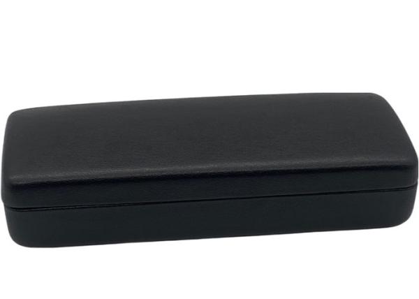 Buy cheap Oem Embossing Logo Leather Sunglass Case Black Custom Square Hard Shell from wholesalers