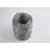 Buy cheap Low Carbon Galvanised Barbed Wire Easy Install For Highway Protection from wholesalers