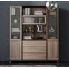 Buy cheap Home Study room Office Furniture American Walnut Wood Combined Bookcase with Shelves by Classic Nordic design from wholesalers