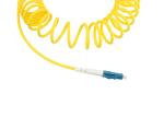 ROSH Yellow Spring FTTH FC/LC/SC/ST Fiber Optic Patch Cord Fiber Optic Jumper