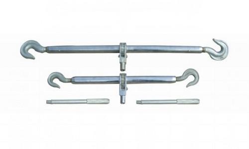 Buy cheap 610 - 1740mm Length Transmission Line Accessories Standard Steel Hook Double Turnbuckle from wholesalers