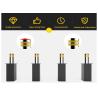 Buy cheap Automated Hydraulic Traffic car park bollards Safety K12 Standard from wholesalers