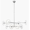 Buy cheap S 5694 Visual Comfort Calvino X-Large Radial Chandelier 55.5" O/A Height Clear Glass Shade Hand-Rubbed Antique Brass from wholesalers