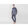 Buy cheap Custom Design Warm Mens Luxury Sleepwear 2 Piece Sets Breathable Quick Dry from wholesalers