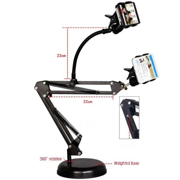 Buy cheap Metal Plastic 16cm Mobile Phone Stand For Video Recording from wholesalers