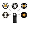 Buy cheap High Carbon Steel Vibrating Oscillating Saw Wood Blades 45 HRC from wholesalers