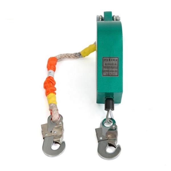 Buy cheap Steel Retractable Wire Rope Fall Arrester 100kg Wear Resistance from wholesalers