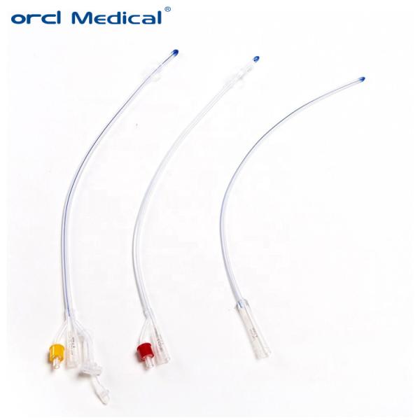 Buy cheap Transparent 2 Way Silicone Foley Catheter / Medical Silicone Balloon Catheter from wholesalers