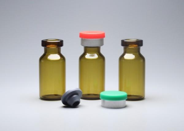 Buy cheap 3ml Amber Mini Glass Tube Vial With Flip Off Cap from wholesalers