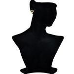 10mm Stainless Steel Gold Plated Arabic Number Stud earring for Women