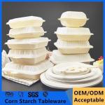 Safe and environmentally degradable packaging box 600 ml corn starch food