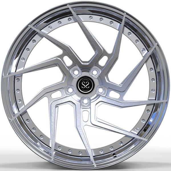 Buy cheap Polish Alloy 22 Inches Ferrari Forged Wheels Bmw M8 2 Piece 5x112 from wholesalers
