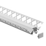 59*17mm Plaster in LED Channel Drywall Gypsum Profile Dimmer With Sense