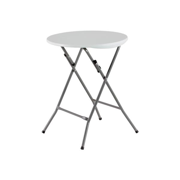 Buy cheap 24 Inch Foldable Round White Plastic Table Oxidation Resistance Rattan Tabletop from wholesalers