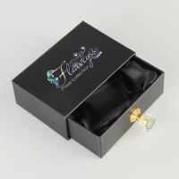 Buy cheap Black Custom Color Logo Printing Hair Extension Packaging Box Glitter Hair product