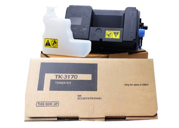 Buy cheap Black Kyocera Toner Cartridges TK-3170 15.5k For ECOSYS P3050dn Laser Printer from wholesalers