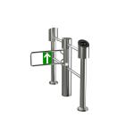180 Degree 10 Seconds Flap Barrier Gate For Supermarket Entrance Security