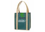 Handled Biodegradable Shopping Bags , Recycling 60 - 120gsm Pp Non Woven Bags