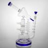 Buy cheap 13 Inches Glass Water Pipe Recycler Percolator Bubbler Pipe 14.5mm Male Joint from wholesalers