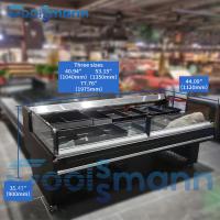 Buy cheap Deluex Self Service Counter Fresh Meat Cooler Display Refrigerator product