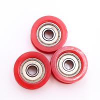 Buy cheap U Groove Sliding Wardrobe Door Roller Wheels 626zz Bearing 6×21×8mm product