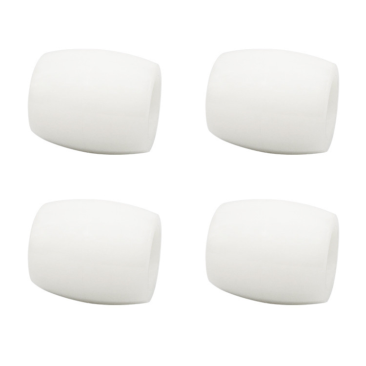 80x70mm White Nylon Wheels 600kg Loading Pallet Jack Loaded Wheels Ball Bearing