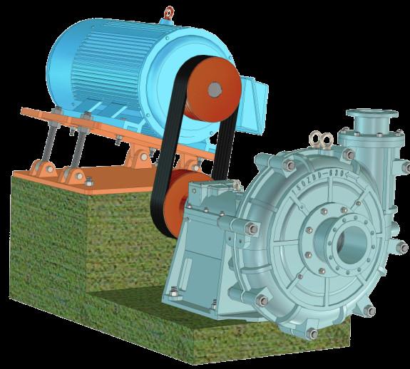 Buy cheap Hydraulic 1480r/Min 55kw Centrifugal Slurry Pump 100ZBQ-315 from wholesalers