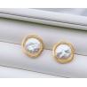 Buy cheap Natural Pearl Necklaces Charmming Korean Fashion Pearl Earrings For Women Hoop Round Earring Jewelry from wholesalers