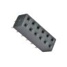 Buy cheap Double Row Female Header Connector 2.54mm 180 Degree PA9T Gold Flash from wholesalers