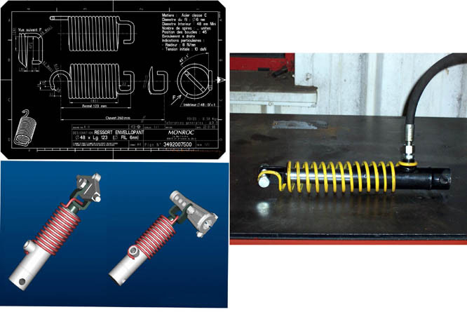 Energy Efficient 40mm Extension Spring Machine / CNC Spring Coiler