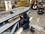 Twin Scissor Lift Table Double Scissor with Safety Frame