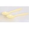 Buy cheap beige color 11 cm disposable plastic spoons from wholesalers