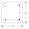 Buy cheap Shepherd Ball Caster With Metal Tread Carpet Wheel from wholesalers