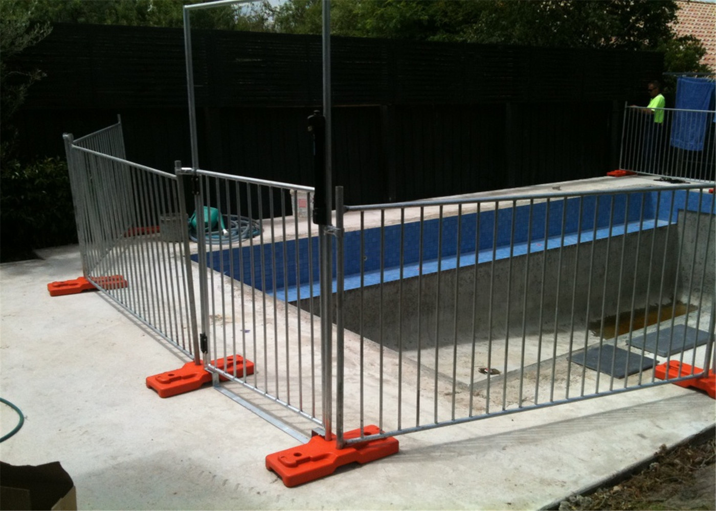 Multi Function Temporary Pool Fencing Removable Pool Fence No Drilling