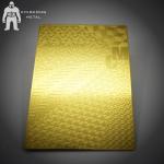 24K Real Gold Plated Laser Cut Metal Business Card Membership Card