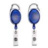 Buy cheap Transparent Retractable Reel Badge Holder With Vinyl Strap Safety Promotional Retractor from wholesalers