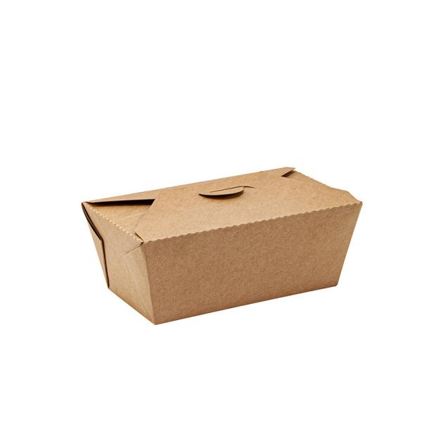 Buy cheap Oilproof Brown Takeaway Food Boxes Microwavable For Lunch Packaging from wholesalers